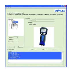 Dichtheitsprfset fr Abwasserleitungen: optionale PC-Software