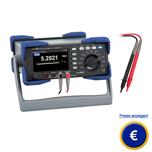 Hier finden Sie weitere Informationen zum Digitalmultimeter PCE-BDM 20