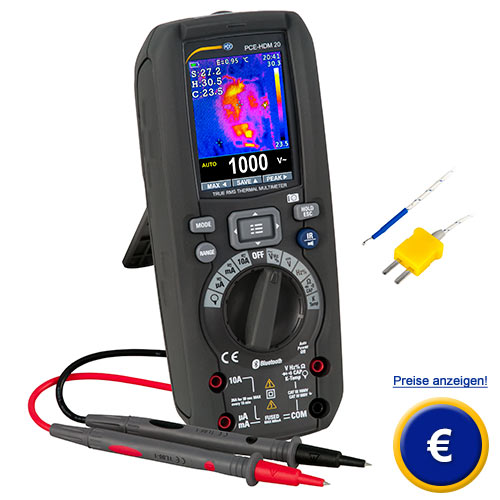 Infos zum Digitalmultimeter PCE-HDM 20