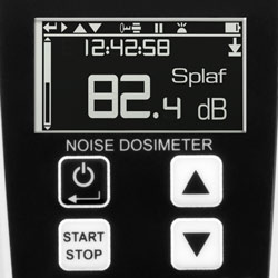 Display zum Dosimeter PCE-MND 10