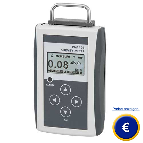 Dosimeter mit großem Display und Alarm