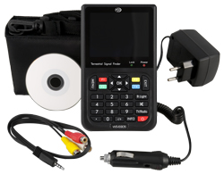 Der Lieferumfang zum DVB-T-Messgerät WS-6905
