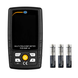 Lieferumfang zum EMF-Tester PCE-EMF 40