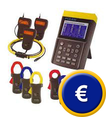 Energiemonitor PCE-860 zur messung von Netzstranalysator fr Messung elektrischer Gren im Wechselstromnetz