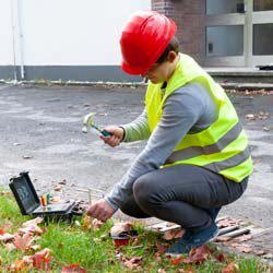 Messvorbereitung mit dem Erdungsmesser PCE-ET 5000