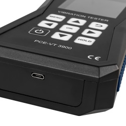 USB Anschluss zum FFT-Schwingungsmessgert PCE-VT 3900