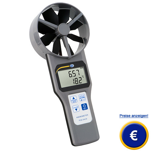 Weiter zum Flgelrad-Anemometer PCE-VA 20