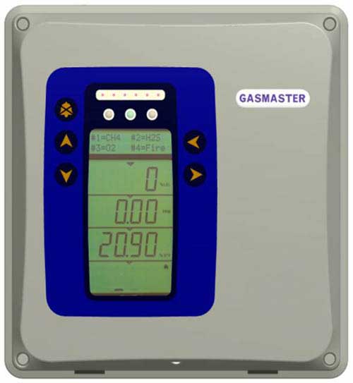 Gaswarnanlage Gasmaster fr bis zu 4 Sensoren