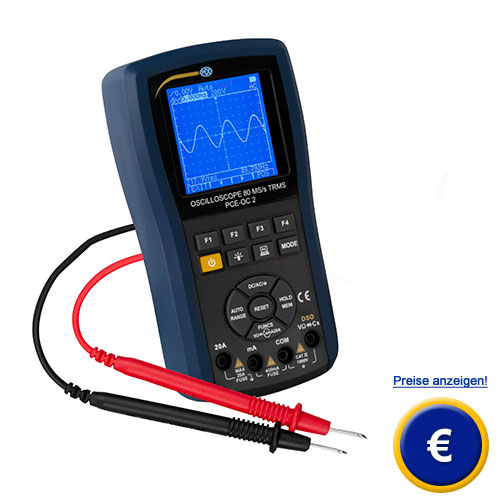 Hand-Oszilloskop-Multimeter PCE-OC 2