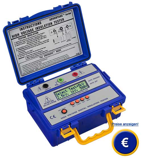 Hochspannungs-Isolationsmessgert PCE-IT414