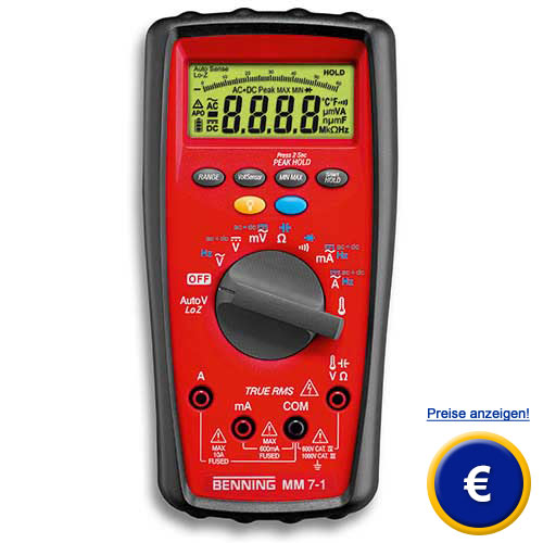 Industrie-Multimeter Benning MM 7-1