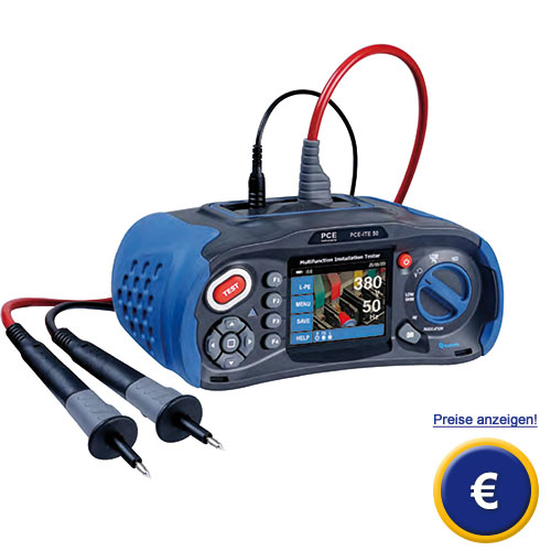 Installationsprüfgerät PCE-ITE 50 | PCE Instruments