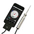 iPhone Feuchtemesser fr das iPhone, Edelstahl, gut zu reinigen, Setup-Alarm