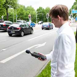 Beispielanwendung von dem Lrmmesser PCE-MSM 4