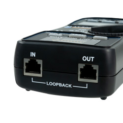 RJ45 Buchsen vom LAN-Tester