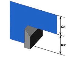 Lasermikrometer PCE-TLSM zum messen einer Kantenpositione