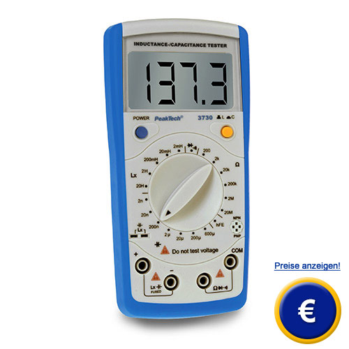 Weitere Informationen zum LCR-Messer PeakTech PKT-3730