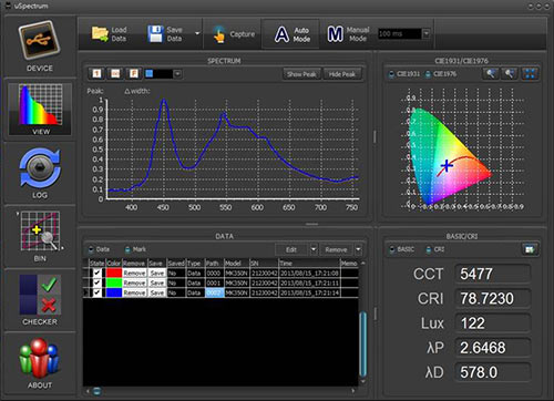 Software zum LED Messgert MK350N