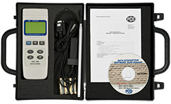 Luftströmungsmessgerät PCE-009 mit Lieferumfang im Koffer