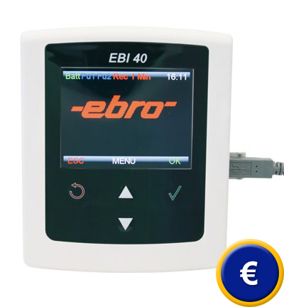 Der Mehrkanal Temperaturlogger EBI 40 mit 12 Kanlen