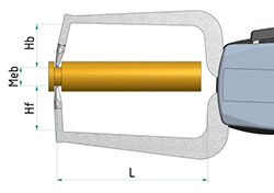 Messbereich der Messuhr Kroeplin B660