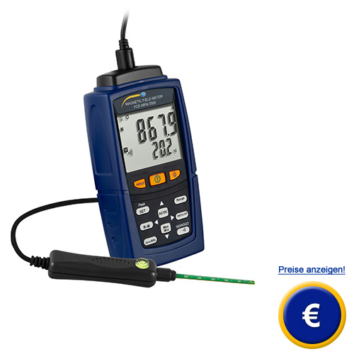 Hier zum Milli-Gauss Meter PCE-MFM 3500