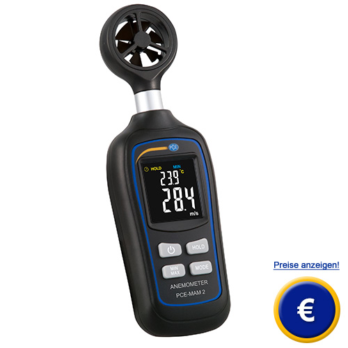 Alles zum Mini-Anemometer PCE-MAM 2