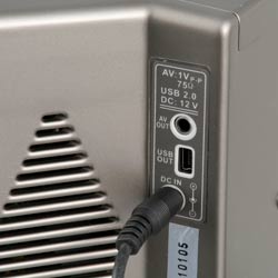 Die Anschlussmglichkeiten am motorisierten 3D-Mikroskop PCE-MVM 3D