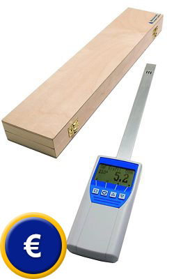 Einstechhygrometer für die Verwendung im Papierlager