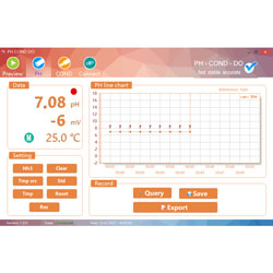 Software zum pH-Meter PCE-BPH 10
