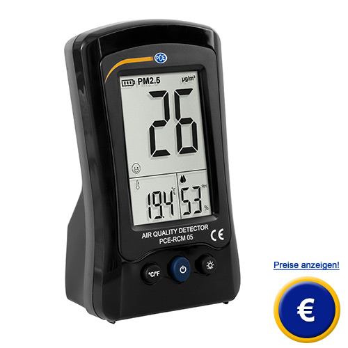 Alles zum PM2,5 Monitor PCE-RCM 05