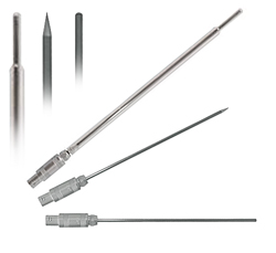 Die optional erhältlichen Fühler zum Präzisions-Regelthermometer