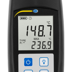 Präzisionsthermometer PCE-T 318 Display