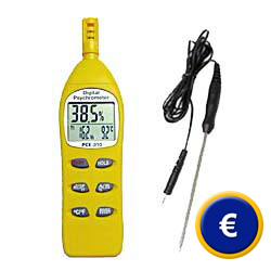 Psychrometer mit externem Temperaturfhler