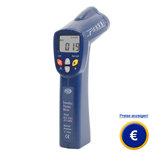 Pyrometer PCE-880 im Taschenformat
