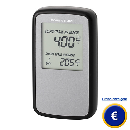 Hier zum Radon-Monitor Corentium Home