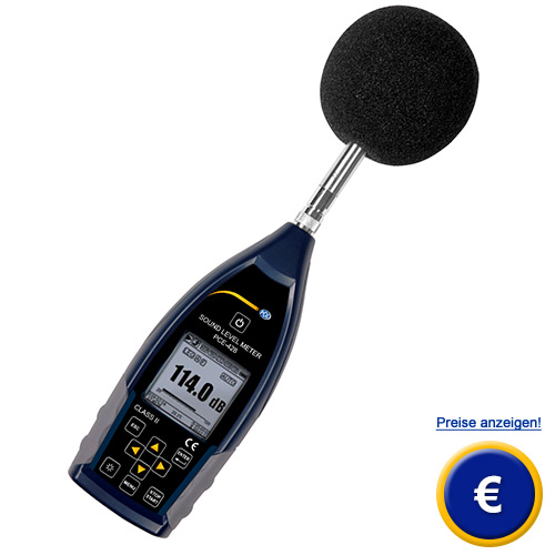 Alles zum Schallpegelmeter PCE-428