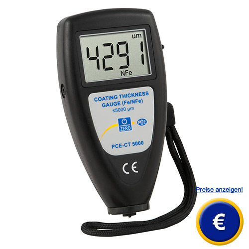 Weitere Informationen zum Schichtdickenmessgerät PCE-CT 5000