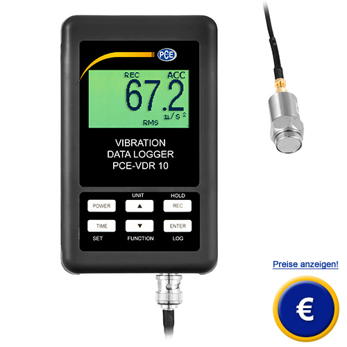 Schock-Datenlogger PCE-VDR 10