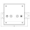 Paneleinbauset fr die Schwerlast Wiegemodule - Silowaage der KCPN-DGT20 Serie