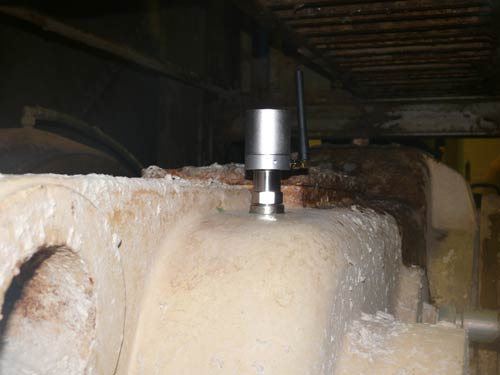 Hier sehen Sie den Sensor vom Schwingungsmesssystem PCE-VMS 504