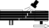 Stroboskop bei der nicht korrekten Messung am Riementrieb