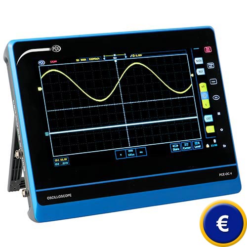 Hier weiter zum Tablet-Oszilloskop PCE-OC 4.
