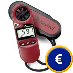 Taschen - Anemometer mit Berechnungsfunktion fr die Taupunkttemperatur