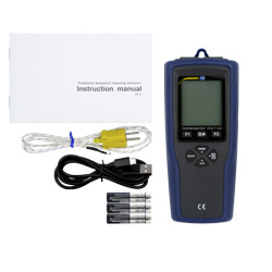 Lieferumfang vom Temperatur Datenlogger PCE-T 330