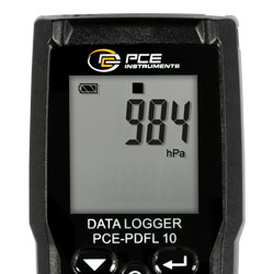 Display zum Temperatur und Feuchte Datenlogger  PCE-PDFL 10