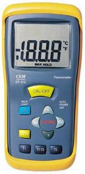 2-Kanal Thermometer DT-612 f�r K-Typ Thermof�hler