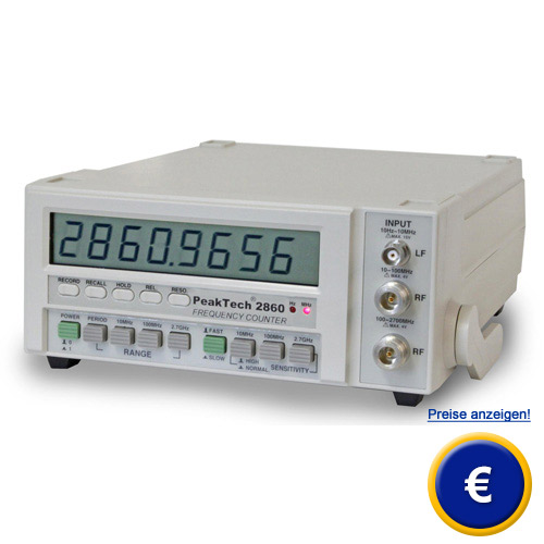 Weitere Informationen zum Universal - Frequenzzhler PKT 2860