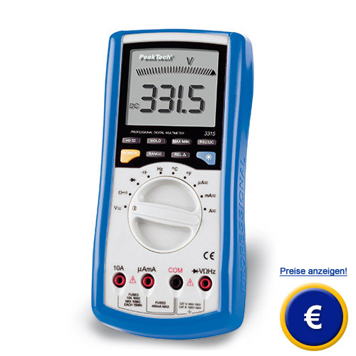 Informationen zum USB-Multimeter PeakTech PKT 3315