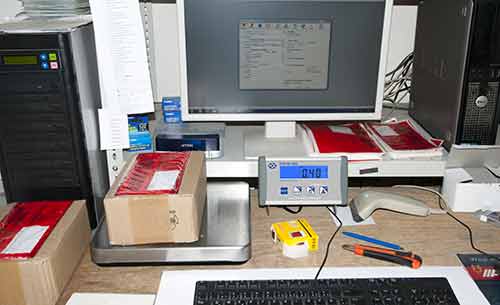 USB Versandwaage PCE-PB N Serie in Verbindung mit DHL